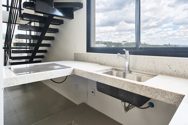 Apartamento duplex para alugar no Edifício Riverside, Melo - 2 quartos — foto 4